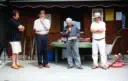 Einweihung des Anbaus mit Architekt Beck, BM Setzer und OV Groß
