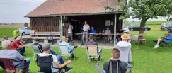 Bürgermeister Dr, Kampe bei seinem Grußwort
